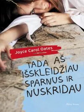 Джойс Оутс Tada aš išskleidžiau sparnus ir nuskridau обложка книги