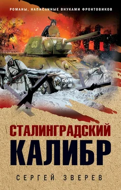 Сергей Зверев Сталинградский калибр обложка книги