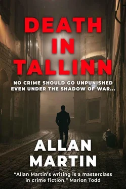 Allan Martin Death in Tallinn обложка книги