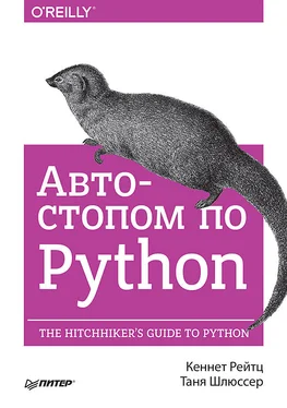 Таня Шлюссер Автостопом по Python обложка книги