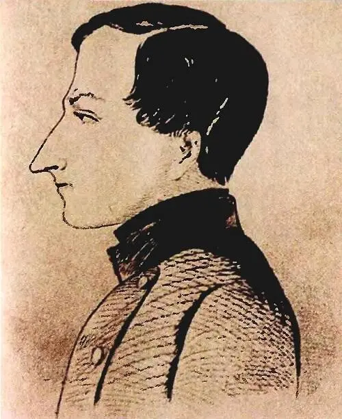 Гогольгимназист Гравюра по рисунку неизвестного художника 1827 г - фото 15