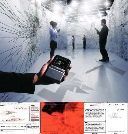 79 Knowbotic Research10DENCIES 19971999 Проект создает гипотетические - фото 104
