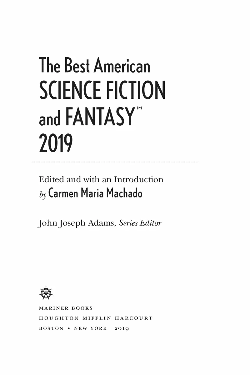 Foreword Welcome to year five of The Best American Science Fiction and Fantasy - фото 1