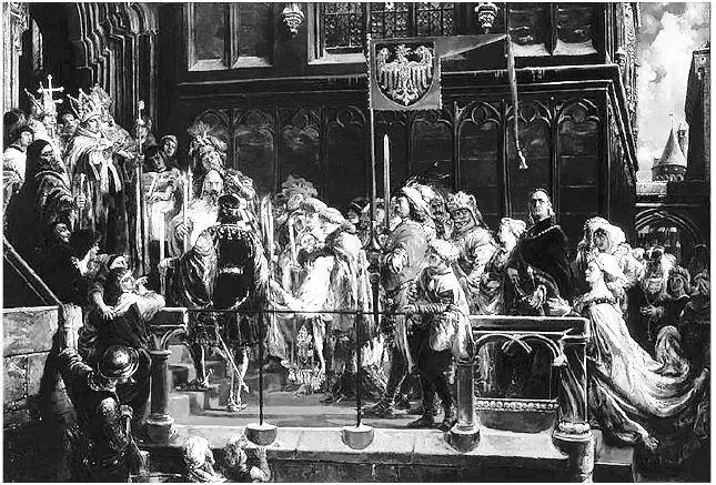 Крещение Владислава III в 1425 году Худ Ян Матейко После Ягайло Владислава - фото 8