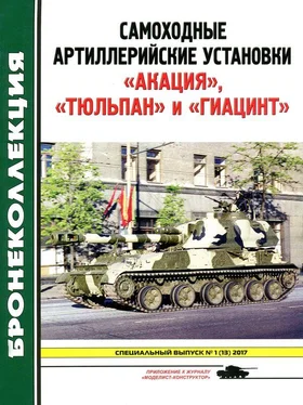 Михаил Барятинский Самоходные артиллерийские установки «Акация», «Тюльпан» и «Гиацинт» обложка книги