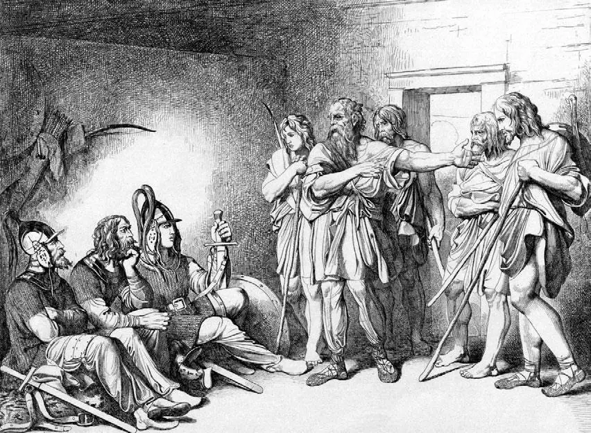 Федор Бруни Призвание варягов на Русь 1839 г Гравюра из Очерков событий из - фото 4