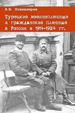 Виталий Познахирев Турецкие военнопленные и гражданские пленные в России в 1914–1924 гг. обложка книги