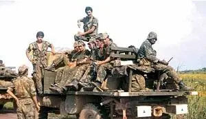 43 Португальские коммандос в Анголе 44 Карта боев под Кифангондо и на севере - фото 45