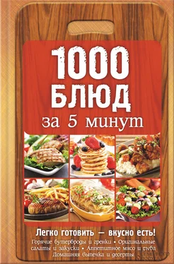 Анна Вербицкая 1000 блюд за 5 минут обложка книги