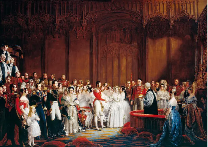 Королевская свадебная церемония 1840 год Гости на королевской свадьбе 1947 - фото 72