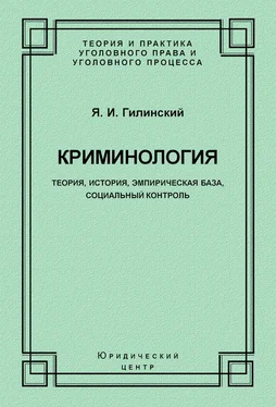 Яков Гилинский Криминология. Теория, история, эмпирическая база, социальный контроль обложка книги