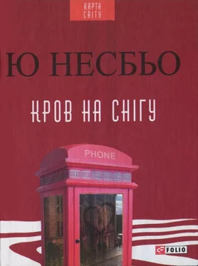 Ю Несбё Кров на снігу обложка книги