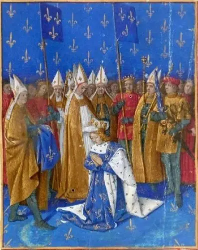 Коронация Карла VI Безумного Миниатюра 1455 г В конце XIV века Францию - фото 125