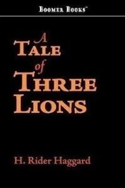 Генри Хаггард A Tale of Three Lions обложка книги