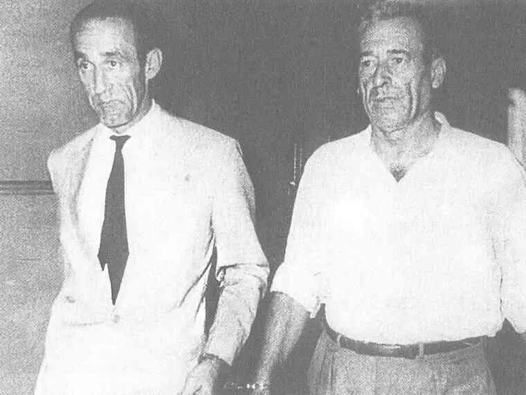 Один из подопечных Худала бывший комендант концлагеря Франц Штангль справа - фото 97
