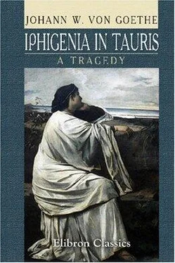 Johann von Goethe Iphigenia in Tauris обложка книги