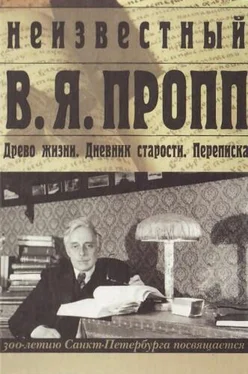 Владимир Пропп Неизвестный В. Я. Пропп обложка книги