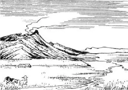 Вулкан Асама Рисунок из книги Японский ландшафт Это было время когда - фото 44
