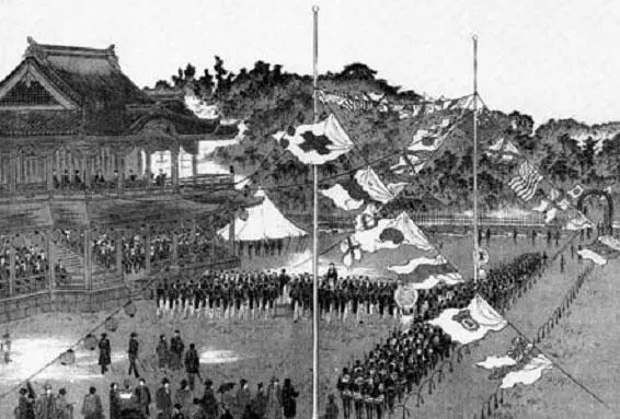 Праздник в Уэно посвященный 300летию основания Токио 1889 г Парк Уэно - фото 54
