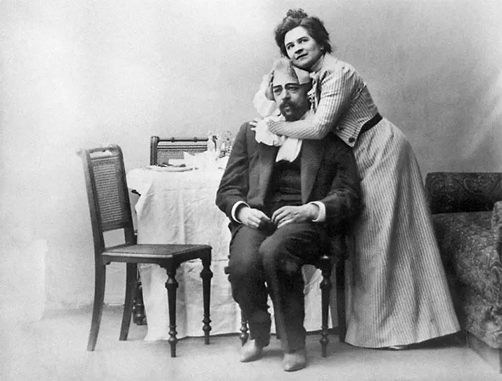 Аркадьева и Тригорин в исполнении ОЛ Книппер и КС Станиславского КС - фото 25