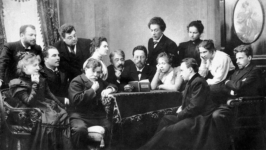 АП Чехов читает пьесу Чайка актерам МХТ Витя Франке Детские годы В К - фото 27