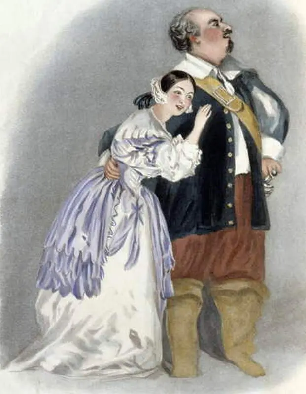 Джулия Гризи и Луиджи Лаблаш Сцена из оперы В Беллини Пуритане 1835 год - фото 44