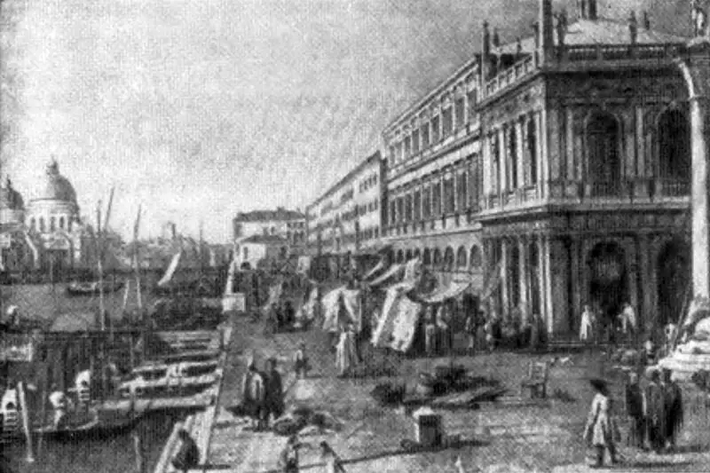 Венецианская лагуна замерзшая зимой 1788 года Картина неизвестного - фото 47