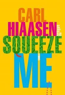 Карл Хайасен Squeeze Me обложка книги