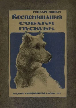 Гонзаго Приват Воспоминания собаки Мускуби [Рассказ] обложка книги