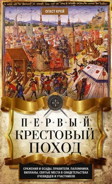 Огаст Крей Первый крестовый поход. Сражения и осады, правители, паломники и вилланы, святые места в свидетельствах очевидцев и участников обложка книги