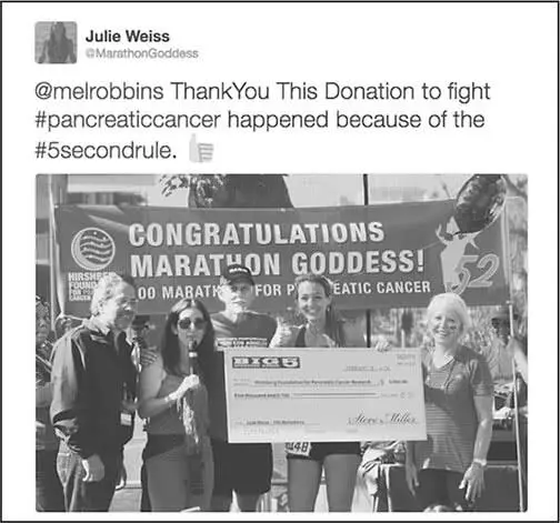 Джули Вейс MarathonGoddess melrobbins Спасибо вам Эти пожертвования на - фото 17