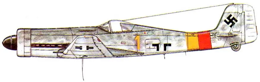 Та152Н1 из IJG301 Германия 1945 г Та152С0 1945 г На четвертой - фото 131