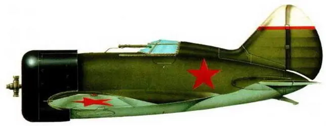 И16 тип 5 авиачасть ВВС Балтийского флота 19391940 годы И16 тип 4 - фото 282