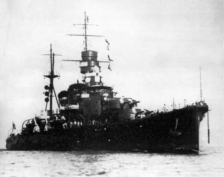 Кинугаса на рейде Куре в 1936 г С 19го по другим данным 20го по - фото 13