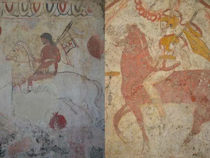 Рис 116 Фрески из Пестума Ок IV в до н э ИСТОРИЯ ДРЕВНЯЯ И СОВРЕМЕННАЯ - фото 17