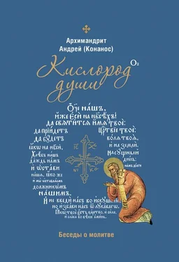 Архимандрит Андрей Конанос Кислород души. Беседы о молитве обложка книги