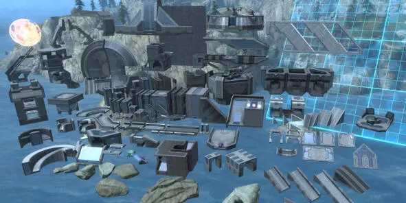 Модульные компоненты из Halo Reach 2010 Bungie Studios Модульный дизайн - фото 54