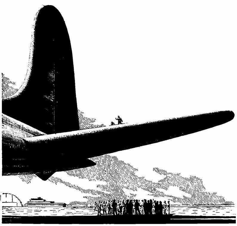 The chief engineer was alone in the hangar office when Montgomery came down - фото 2