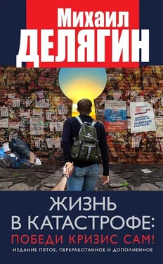 Михаил Делягин Жизнь в катастрофе: победи кризис сам! обложка книги