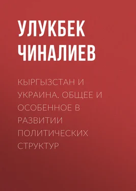 Улукбек Чиналиев Кыргызстан и Украина. Общее и особенное в развитии политических структур обложка книги