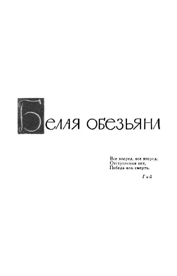 БЕЛАЯ ОБЕЗЬЯНА ЧАСТЬ ПЕРВАЯ I ПРОГУЛКА В этот памятный день середины - фото 3