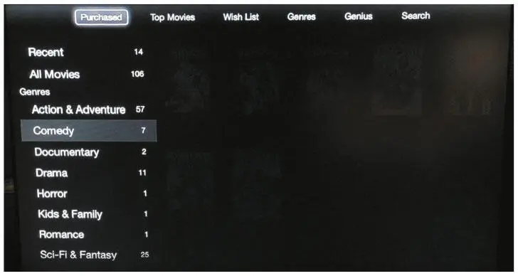 Рис 63 У Apple TV отсутствует индикатор загрузки для вызова списка - фото 31