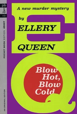 Эллери Куин Blow Hot, Blow Cold обложка книги