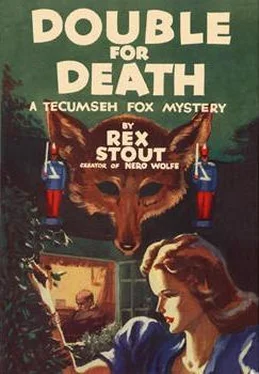 Rex Stout Double for Death обложка книги