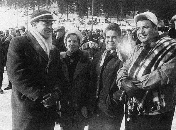 На лыжне с крестным в разведке консулом Григорием Голубом Финляндия 1958 - фото 6