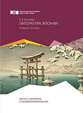 Анна Козачина Литература Японии обложка книги