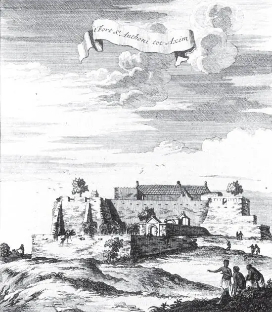 Слева направо Крепость Альмина 1668 год и Крепость Святого Антония Аксим - фото 6