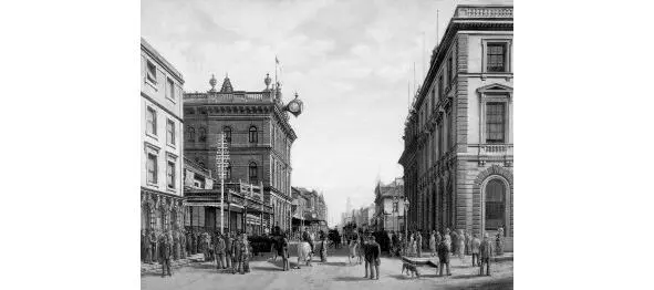 Джордж стрит Сидней 1883 Alfred Tischbauer Тем не менее не следует - фото 2