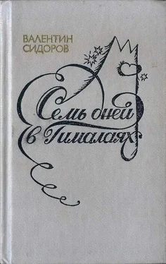 Валентин Сидоров Семь дней в Гималаях [документальная повесть] обложка книги