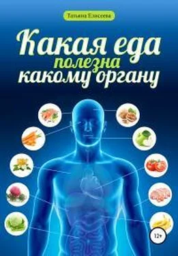Татьяна Елисеева Какая еда полезна какому органу обложка книги